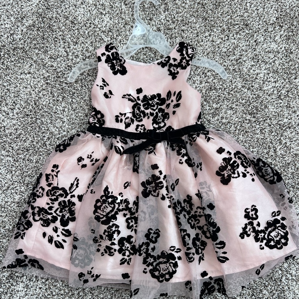 Lilt dress/ size 3t/ light pink and black